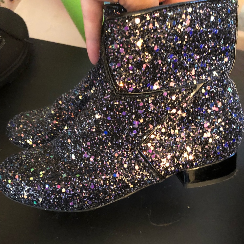 Sassy, sparkly ankle boots